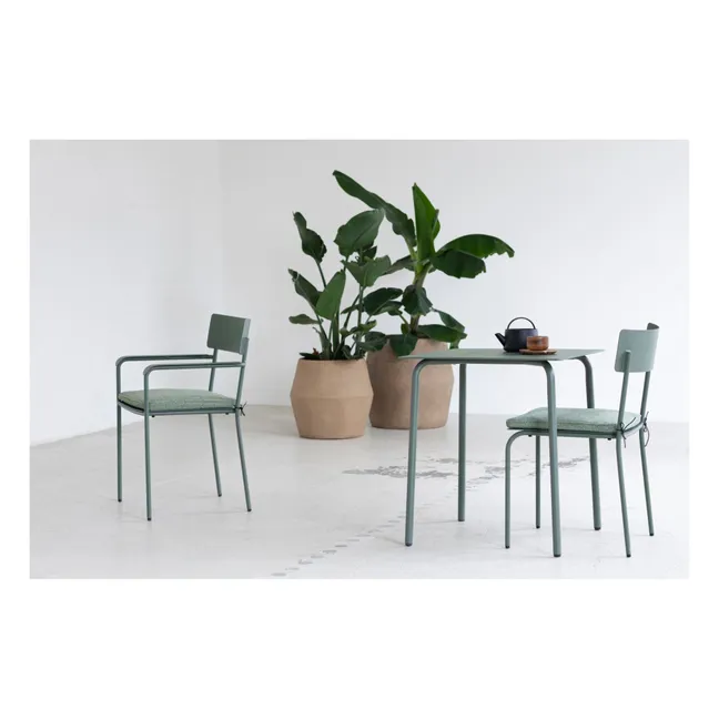 August Outdoor Chair with Armrests | Eucalyptus