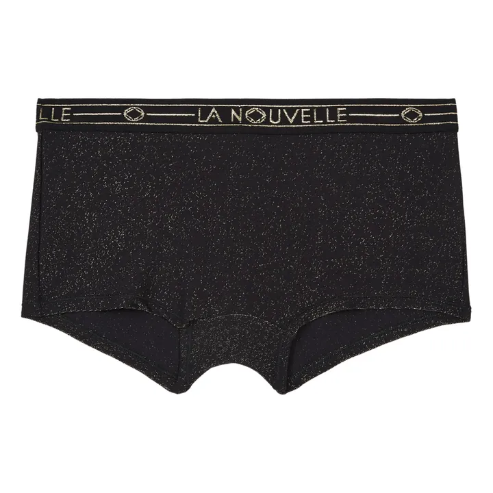 Manon Sparkly Briefs | Black- Product image n°0
