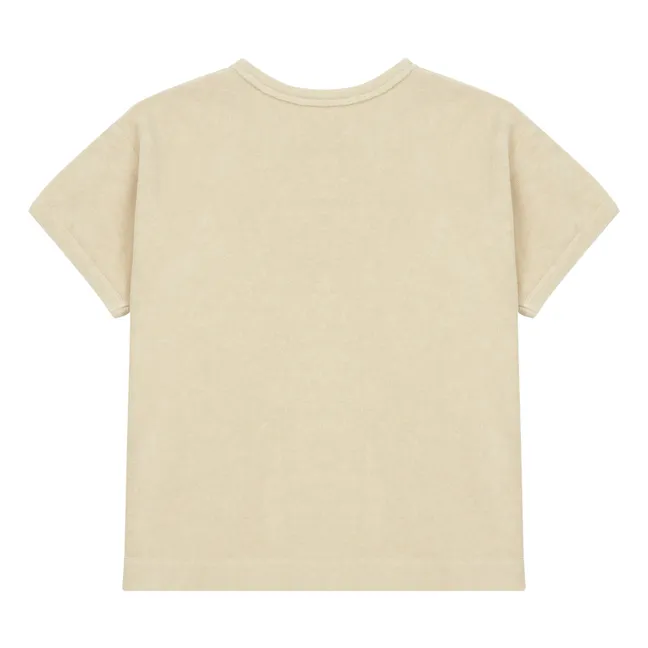Organic Cotton Terry Cloth T-shirt | Ecru