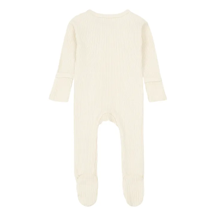 Pyjama Bio-Baumwolle Gerippt | Seidenfarben- Produktbild Nr. 1