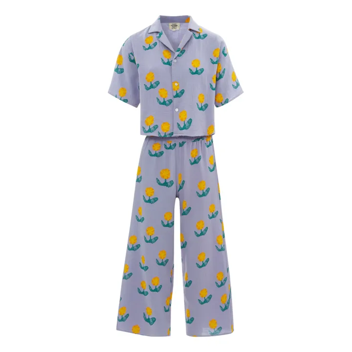 Exclusivität Bobo Choses x Smallable Pyjama Party - Pyjama Hemd + Hose Ginger - Damenkollektion  | Mauve- Produktbild Nr. 0