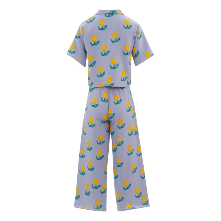 Exclusivität Bobo Choses x Smallable Pyjama Party - Pyjama Hemd + Hose Ginger - Damenkollektion  | Mauve- Produktbild Nr. 1