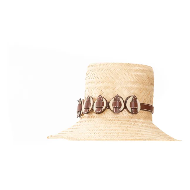 Chapeau Wayuu Tagua | Marron