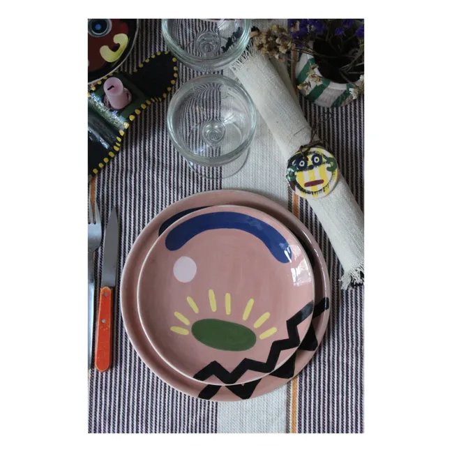 Assiette Milos en céramique | Sienne