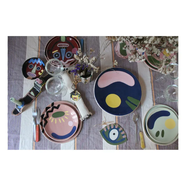Milos Ceramic Plate | Siena- Product image n°1