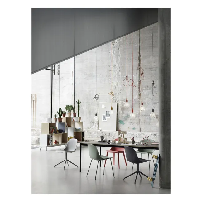 Fiber Stuhl aus recyceltem Kunststoff  | Seladon