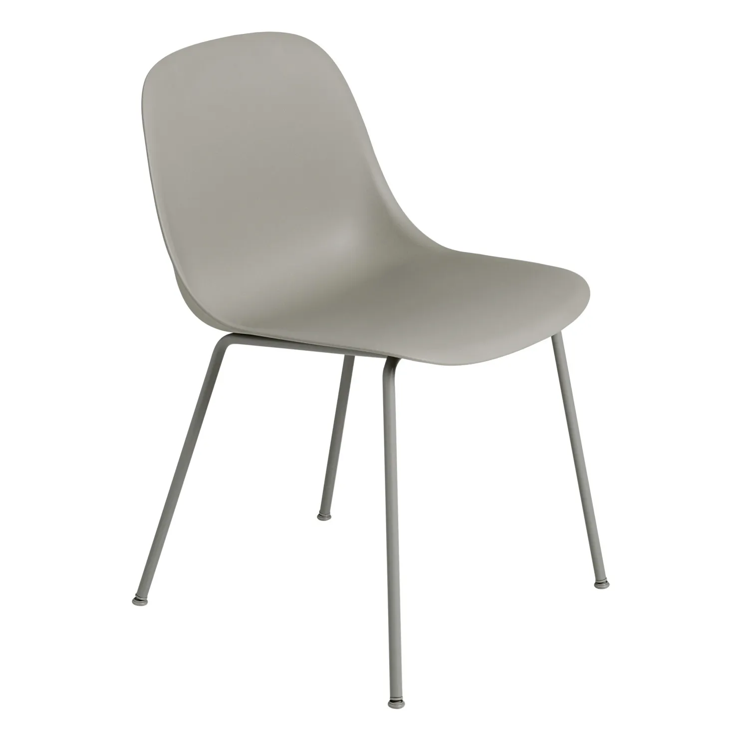 Chaise Fiber en plastique recyclé  | Gris- Image produit n°0