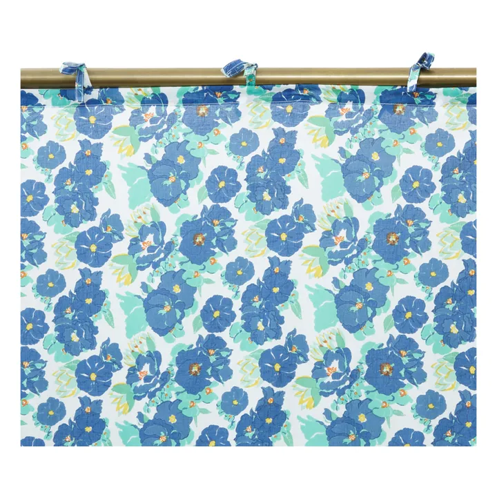 Blue Flowers Curtain- Product image n°1