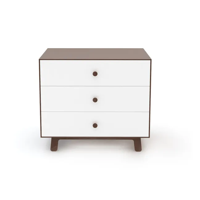 Cómoda 3 cajones Merlin base Sparrow Nogal | Walnut