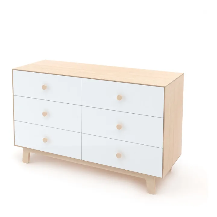 Merlin 6-drawer chest of drawers - Birch | Bouleau- Product image n°0