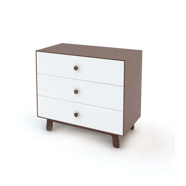 Cómoda 3 cajones Merlin base Sparrow Nogal | Walnut