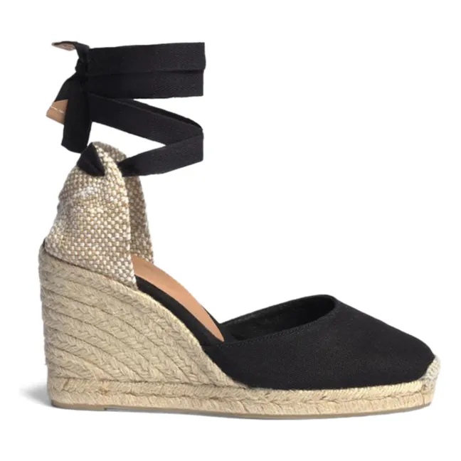 Espadrilles Carina 8 cm | Noir