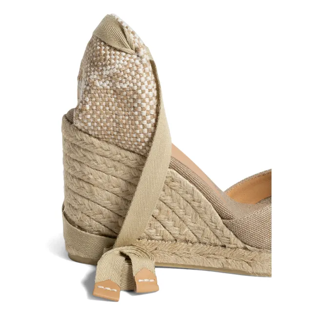 Espadrilles Carina 8 cm | Sable