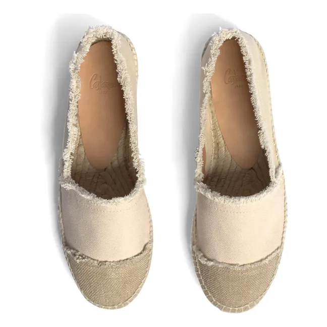 Espadrilles Plates Kampala | Ivoire