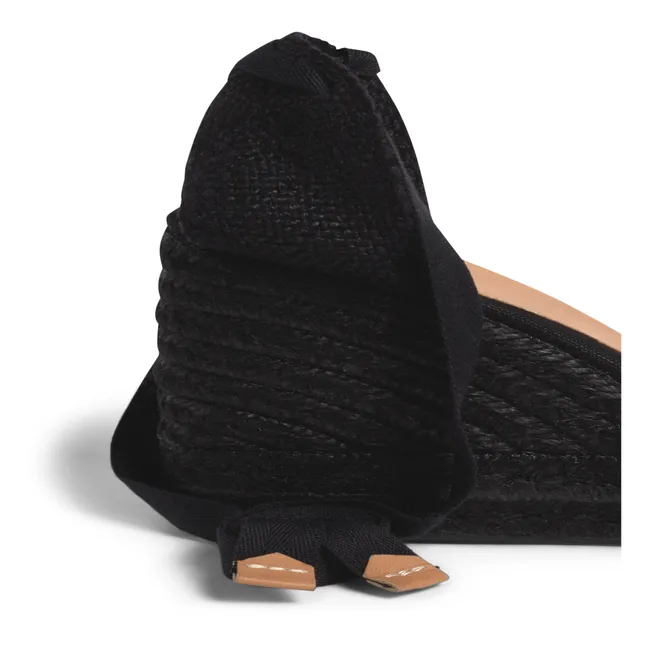 Espadrilles Carina C compensées 8 cm | Noir