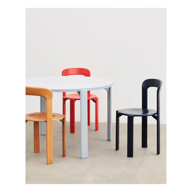 Chaise Rey en bois laqué - Bruno Rey | Noir