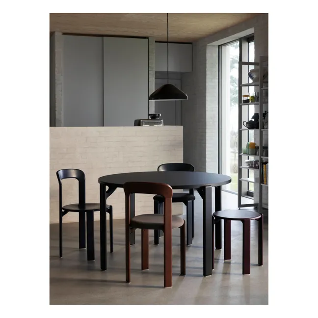 Rey Lacquered Wood Chair - Bruno Rey | Brown