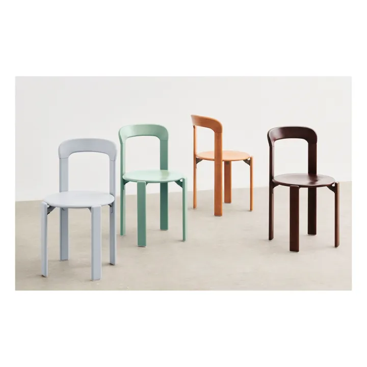 Chaise Rey en bois laqué - Bruno Rey | Marron- Image produit n°3