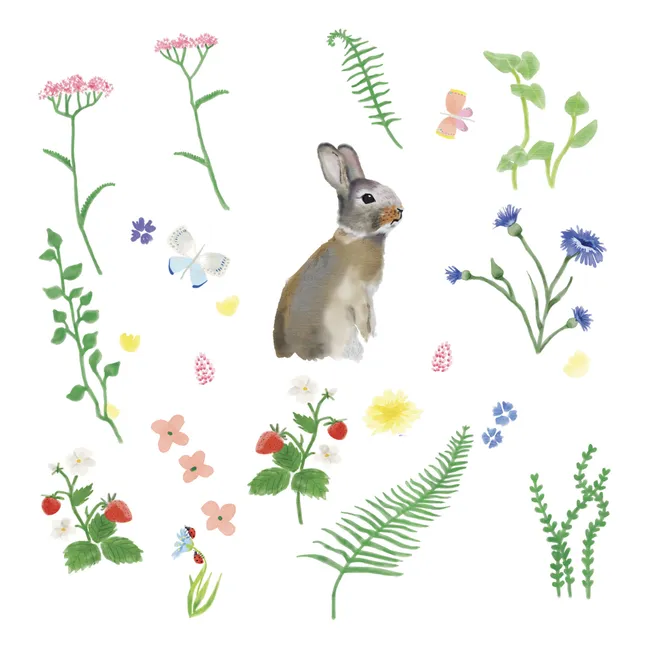 Sticker easy, modello: Coniglio di primavera