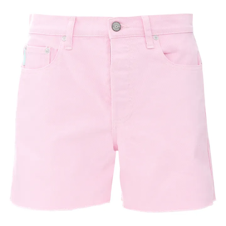 Short The Monty High Rise Relaxed Coton Bio | Tickled Pink- Image produit n°0