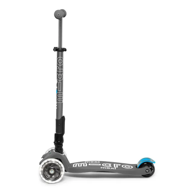 Maxi Micro Deluxe Foldable LED Scooter | Grey