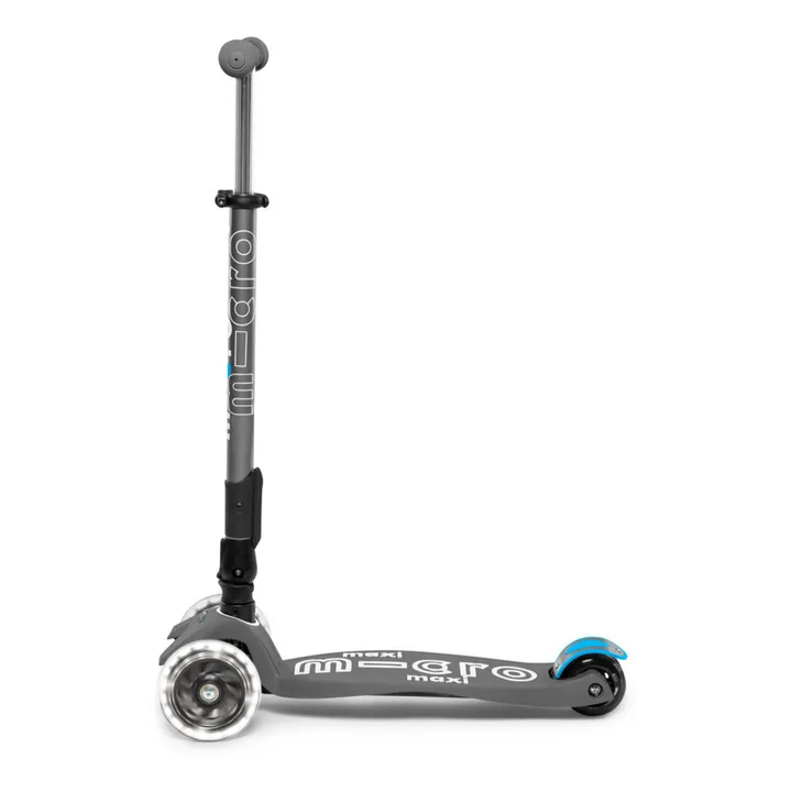 Maxi Micro Deluxe Foldable LED Scooter | Grey- Product image n°2