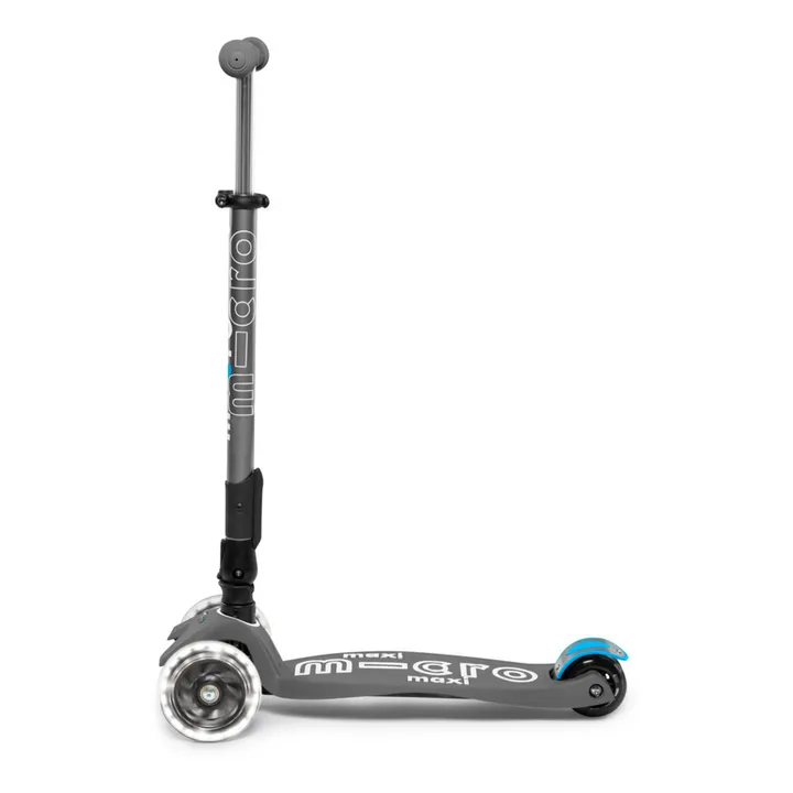 Patinete Maxi Micro Deluxe plegable LED | Gris- Imagen del producto n°2