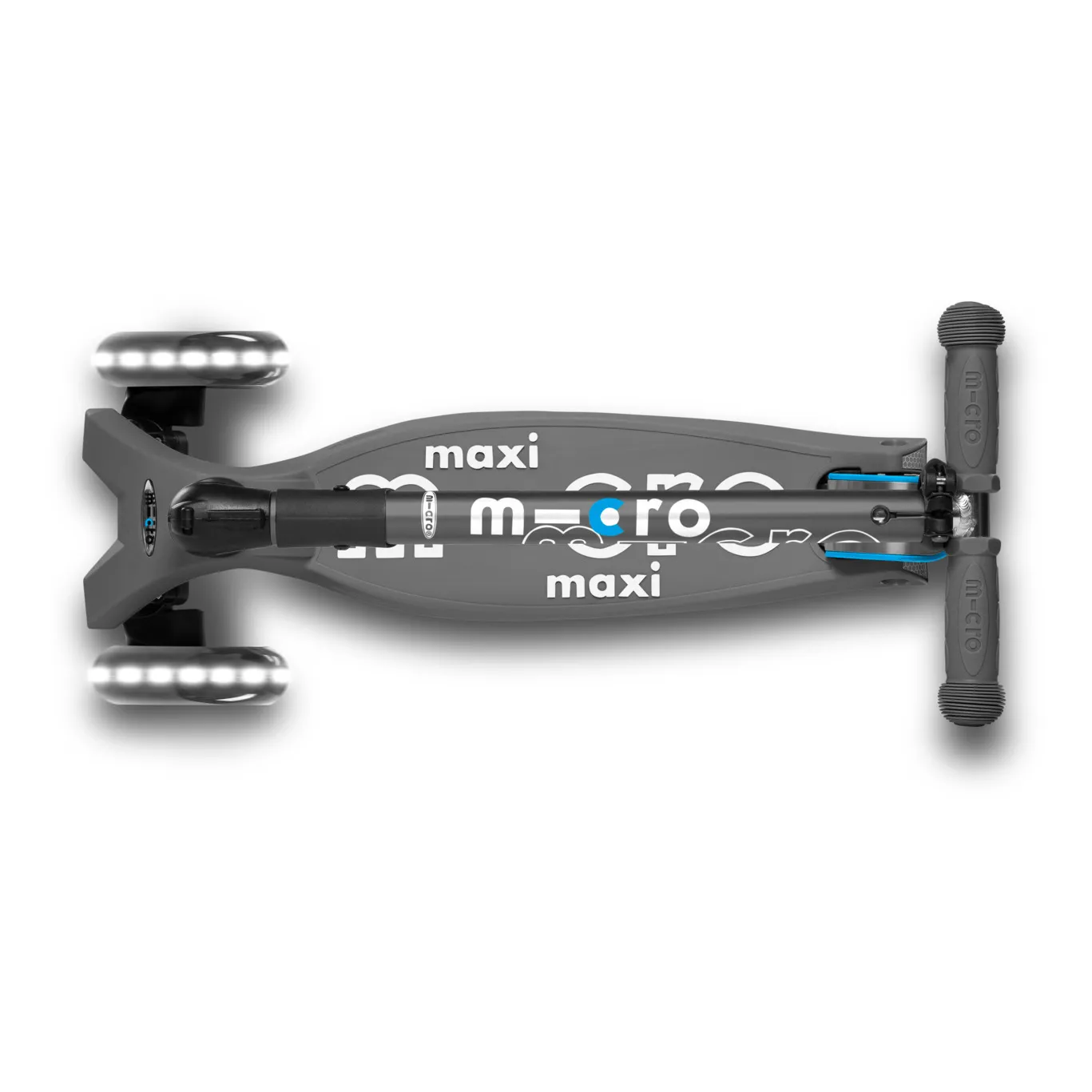 Maxi Foldable LED Scooter | Grey- Product image n°6