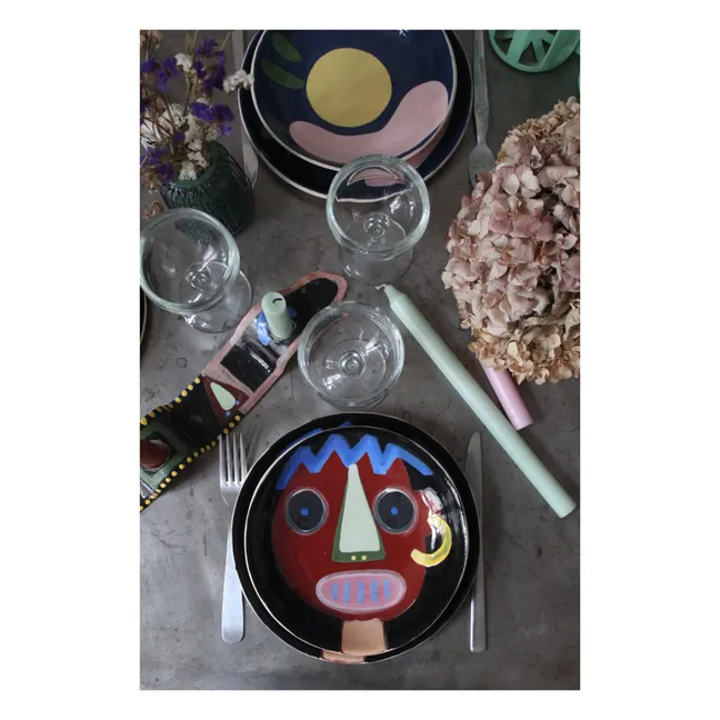 Assiette creuse Jojo en céramique | Noir