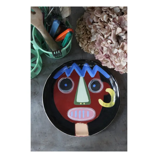 Assiette Jojo en céramique | Noir