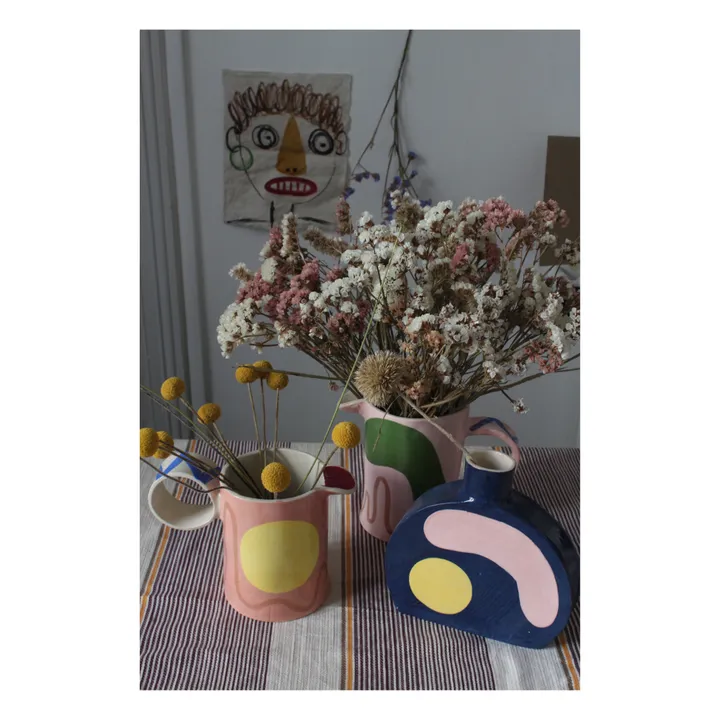 Jarra Daphné con asa | Rosa- Imagen del producto n°1