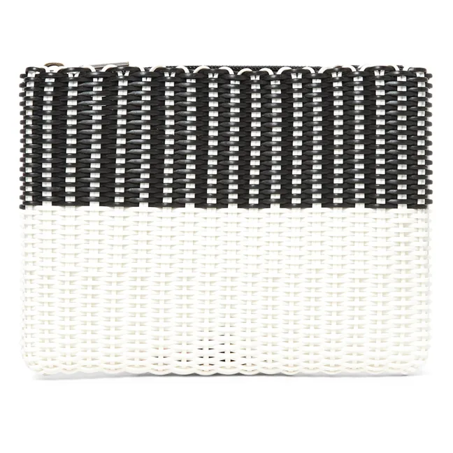 Pochette zweiarbig S  | Schwarz
