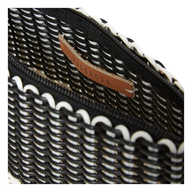 Pochette zweiarbig S  | Schwarz