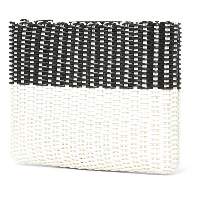 Pochette zweiarbig S  | Schwarz