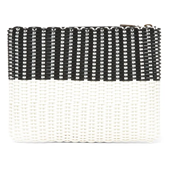 Pochette zweiarbig S  | Schwarz