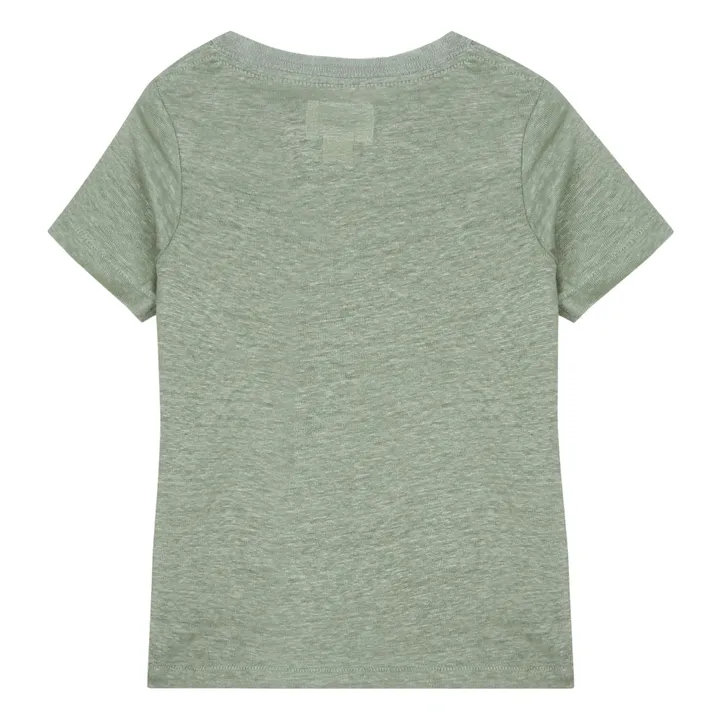 Leinen-T-Shirt Mogo | Salbei- Produktbild Nr. 5