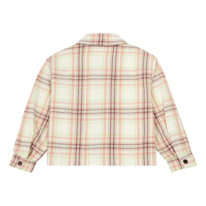 Azukar Checked Jacket | Pale pink- Product image n°8