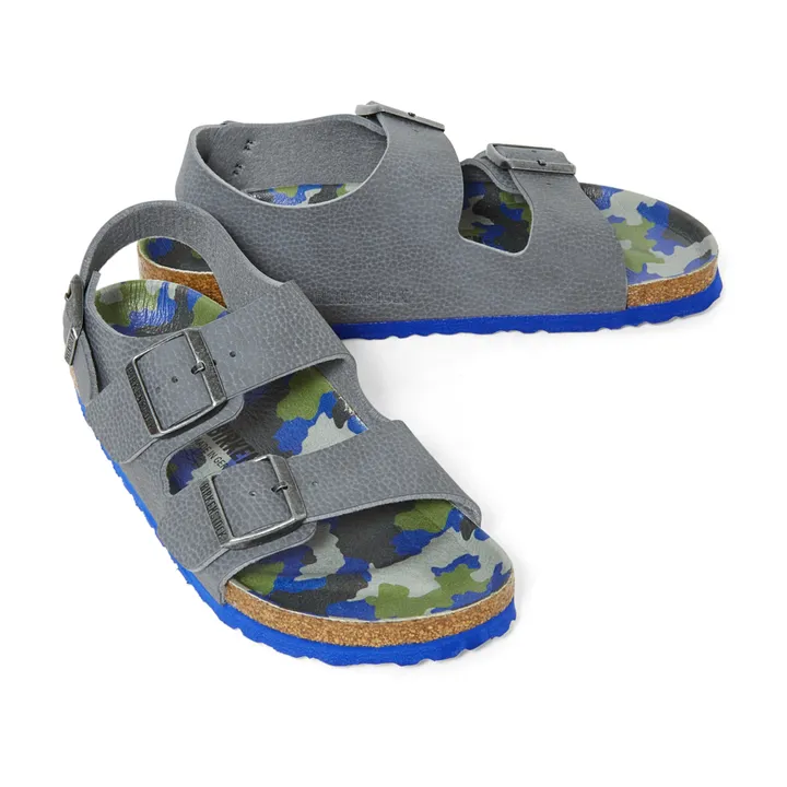 Camouflage Milano Sandals | Mid grey- Product image n°1