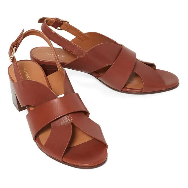 Sandalen N°551 | Cognac-Farbe