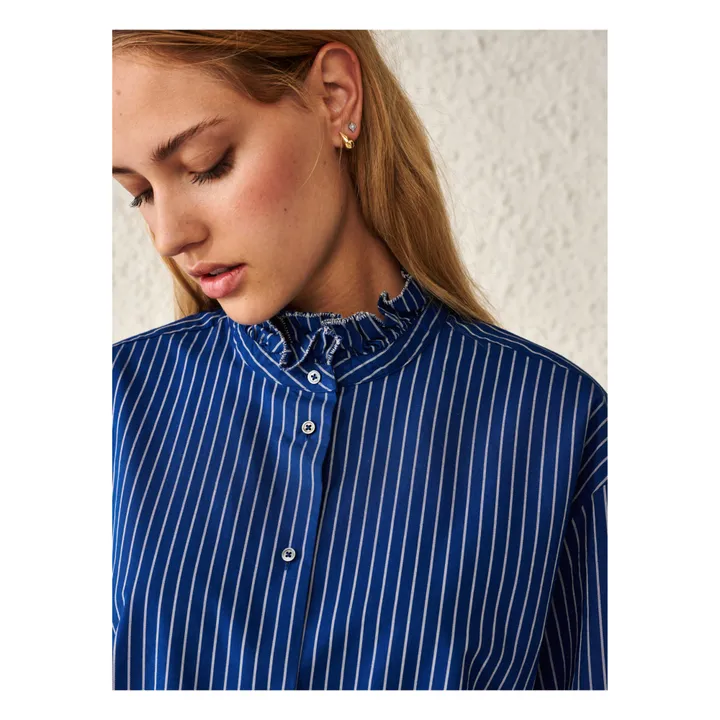 Greta Striped Shirt - Women’s Collection  | Blue- Product image n°4