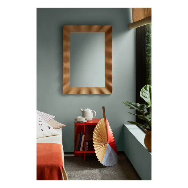 Specchio, modello: Wavy, in faggio | Faggio
