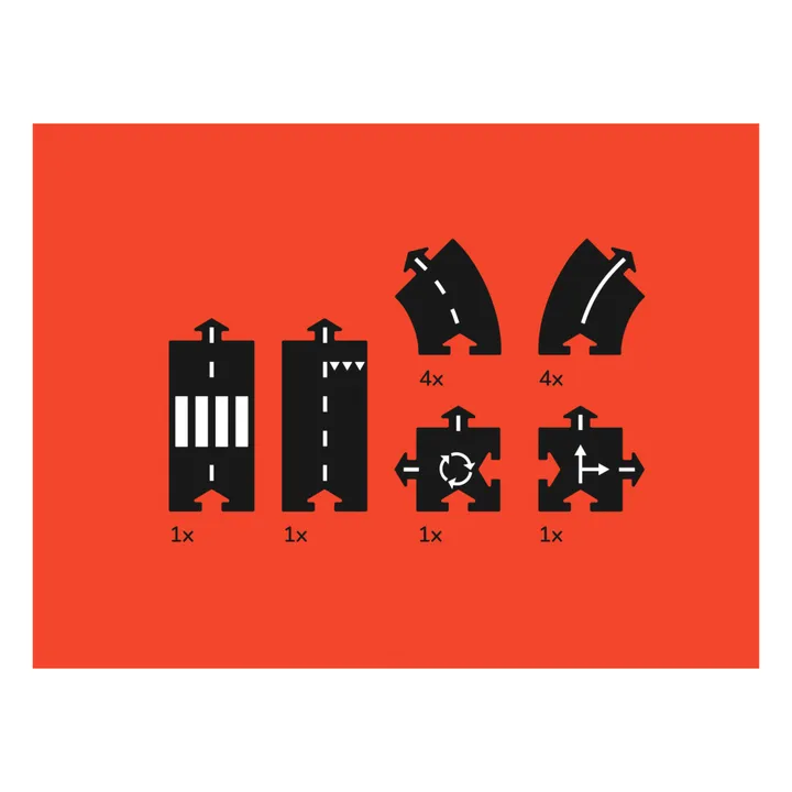 Circuit modulable pour voitures - 12 pièces- Image produit n°2