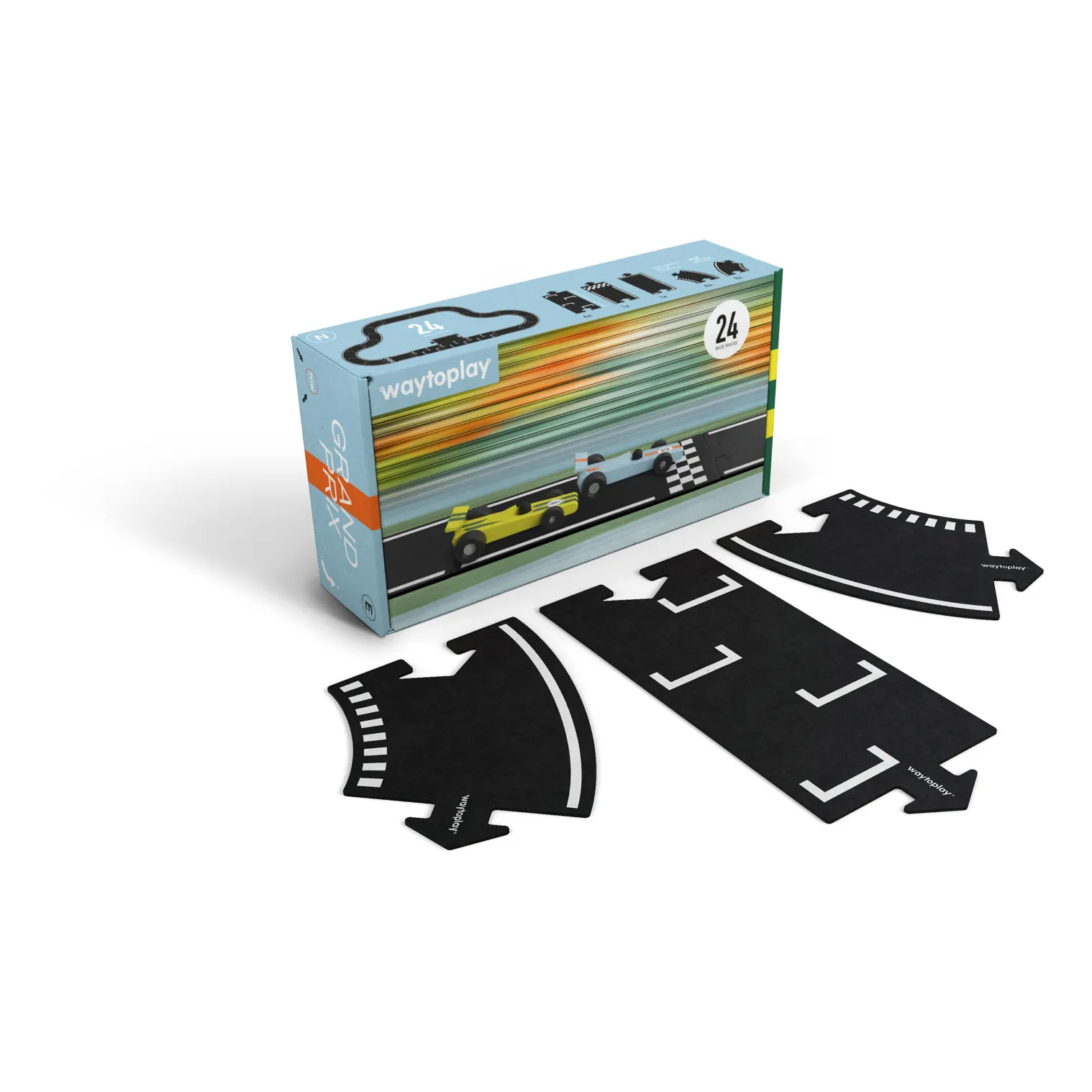 Waytoplay Multicoloured Circuit Gand Prix - 24 Pieces