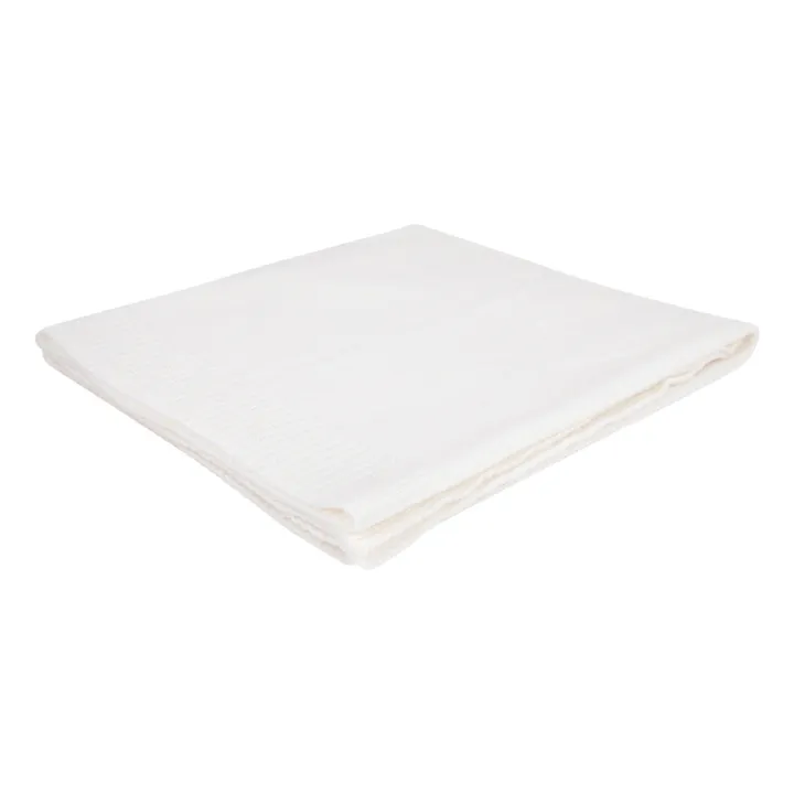 Plaid en cachemire Lapin | Blanc/Écru- Image produit n°1