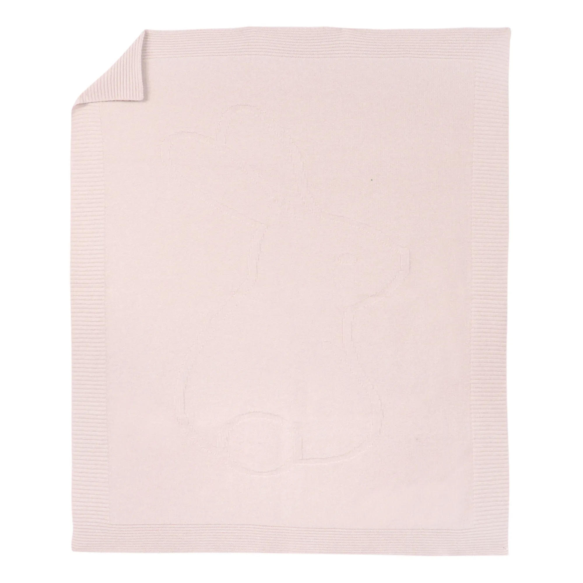 Tartine Et Chocolat Pale Pink Cashmere Rabbit Blanket