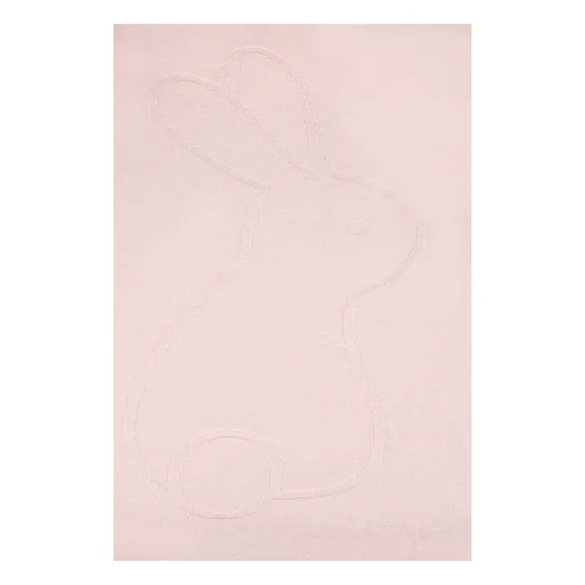 Cashmere Rabbit Blanket | Pale pink