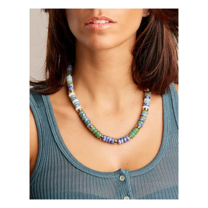Halskette Sunset Ines | Blau- Produktbild Nr. 1