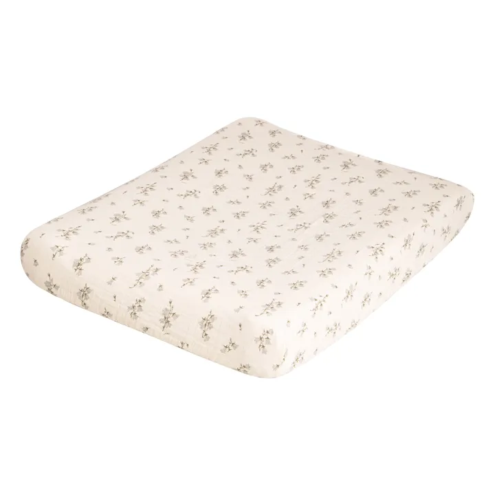 garbo&friends - garbo&friends - Housse de matelas à langer Bluebell en mousseline de coton