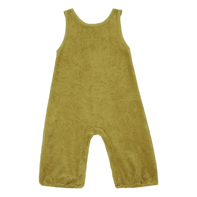 Kurzer Overall Bio-Baumwolle Stef  | Bronze