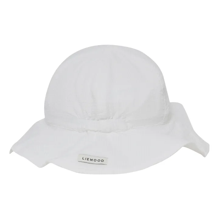 Amelia Organic Cotton Crepe Hat | Ecru- Product image n°2